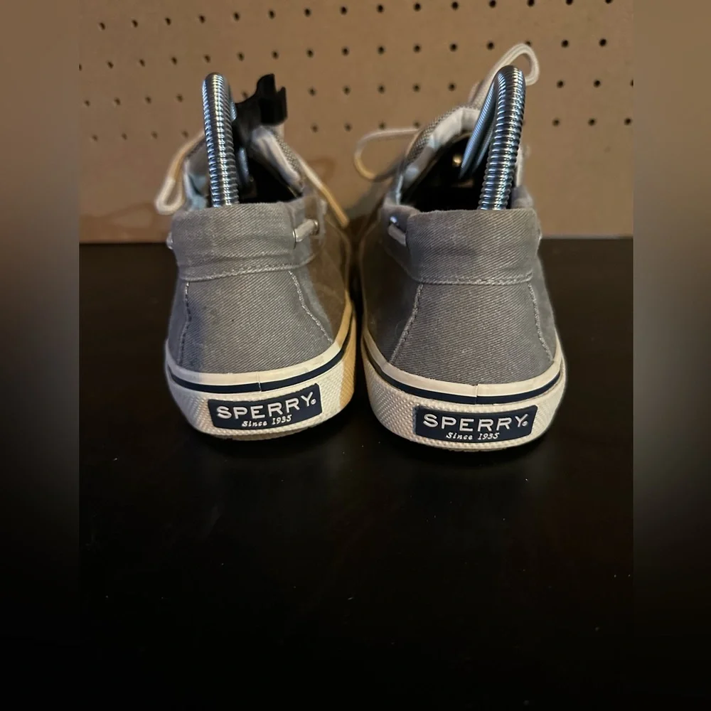 Sperry 0772830: Men's Halyard 2-Eye Grey Shoes Size 8 Sperry Men's
